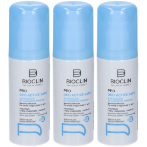 Trova Offerte di bioclin pro deo active vapo sudorazione da variazioni ormonali 3x100 m e compra online