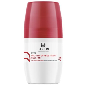 Bioclin pro deodorante antitraspirante e adsorbente per contrastare l' ipersudorazione 72 ore roll-on 50 ml