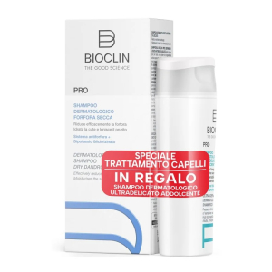 Trova Offerte di bioclin pro speciale trattamento capelli shampoo dermatologico forfora secca + shampoo ultradelicato e compra online