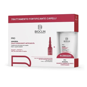 Bioclin - trttamento coadiuvante anticaduta in fiale + shampoo confezione 10 fiale + 150 ml
