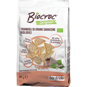 biocroc triangoli di grano saraceno 40 g bugiardino cod: 972517332 