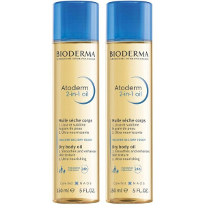 Trova Offerte di bioderma atoderm 2 in 1 olio 2x150 ml e compra online