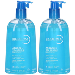Trova Offerte di bioderma atoderm gel douche doccia detergente quotidiano 2x500 ml e compra online
