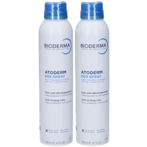 Trova Offerte di bioderma atoderm sos spray antiprurito pelle atopica 2x200 ml e compra online
