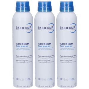 Trova Offerte di bioderma atoderm sos spray antiprurito pelle atopica 3x200 ml e compra online