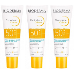 Trova Offerte di bioderma photoderm creme spf50+ crema solare 3x40 ml e compra online