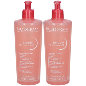 Trova Offerte di bioderma sensibio gel moussant struccante micellare set da 2 2x500 e compra online