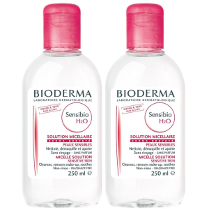 Trova Offerte di bioderma sensibio h2o acqua micellare struccante set da 2 2x250 ml loz e compra online