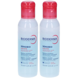Trova Offerte di bioderma sensibio h2o eye struccante occhi waterproof 2x125 ml e compra online