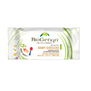 biogenya salviette baby ciuccio 12 pezzi bugiardino cod: 927588552 