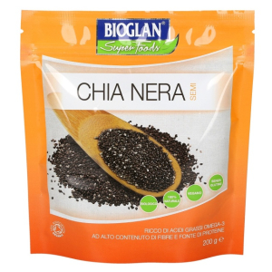 bioglan sfoods chia nera 200g bugiardino cod: 935694113 