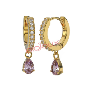 Trova Offerte di biojoux ines viola gold plated orecchini in acciaio chirurgico e compra online