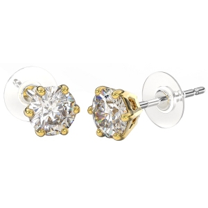 Trova Offerte di Biojoux queen charlotte orecchini in acciaio medicale gold plated e compra online