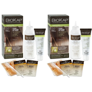 Trova Offerte di Biokap Nutricolor 0,0 New Crema Schiarente Tinta Tubo + Flacone 2x140 e compra online
