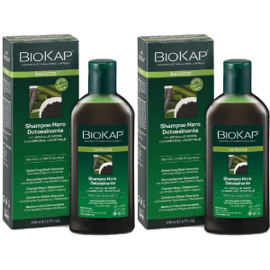 Trova Offerte di biokap shampoo nero detossinante 2x200 ml e compra online