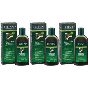 Trova Offerte di biokap shampoo nero detossinante 3x200 ml e compra online