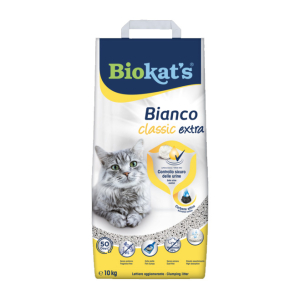 Biokat's bianco classic extra lettiera con carbone attivo per gatti 10kg 2884