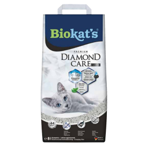Biokat's diamond care classic lettiera con carbone attivo naturale per gatti 8l 2884
