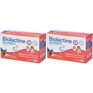 Trova Offerte di biolactine bambini fermenti lattici set da 2 2x10x8 ml flaconcini bevi e compra online