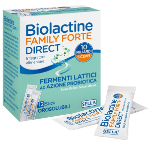 Trova Offerte di biolactine family forte direct integratore di fermenti lattici ad azione probiotica 12 stick orosolubili e compra online