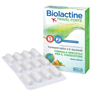 biolactine travel forte 24 capsule bugiardino cod: 939674863 