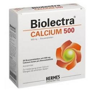 biolectra calcium 500 lim20 compresse bugiardino cod: 900867096 