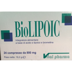 biolipoic 24 compresse bugiardino cod: 933929731 