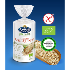 biolover gallette riso/quinoa bugiardino cod: 926590720 