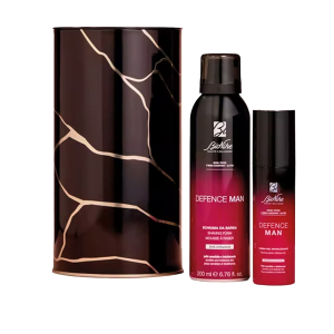 Trova Offerte di bionike cofanetto di natale defence man - schiuma da barba 200 ml + crema gel rivitalizzante 50 ml e compra online