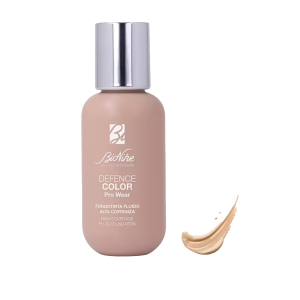 Bionike defence color pro wear fondotinta fluido spf30 02 - fondotinta ad alta coprenza per viso e corpo - tonalità cream - 50 ml