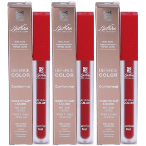 Trova Offerte di bionike defence color rossetto liquido colore 704 rosso vero 3x4,5 ml e compra online