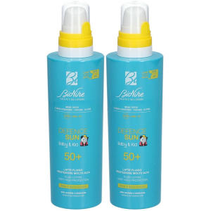 Trova Offerte di bionike defence sun baby & kid 50+ latte set da 2 2x200 ml crema solar e compra online
