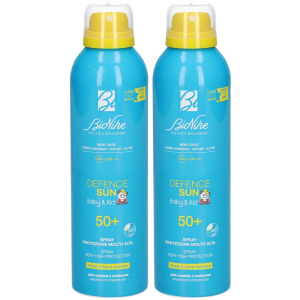 Trova Offerte di bionike defence sun baby&kid spray spf 50+ set da 2 2x200 ml e compra online