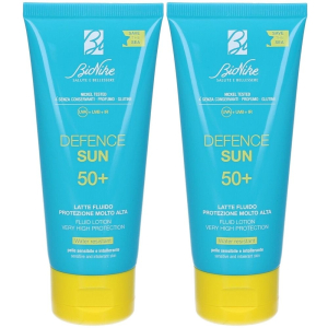 Trova Offerte di bionike defence sun latte fluido protezione molto alta spf50+ set da 2 e compra online