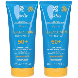 Trova Offerte di bionike defence sun latte fluido spf50+ 2x200 ml e compra online