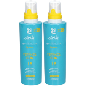 Trova Offerte di bionike defence sun latte spray spf 15 set da 2 2x200 ml e compra online