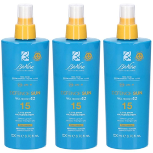 Trova Offerte di bionike defence sun pro-repair 4d spf 15 latte spray protezione media e compra online