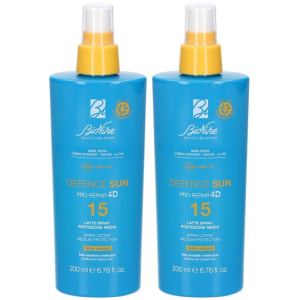Trova Offerte di bionike defence sun pro-repair 4d spf 15 latte spray protezione media e compra online