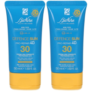 Trova Offerte di bionike defence sun spf30 crema viso fondente 2x50 ml e compra online