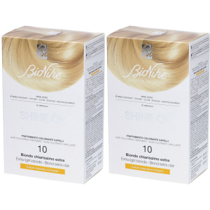 Trova Offerte di bionike shine on 10 biondo chiarissimo extra set da 2 2x125 ml tintura e compra online