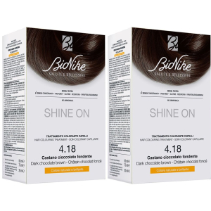 Trova Offerte di bionike shine on 4.18 castano cioccolato fondente set da 2 2x50 ml flu e compra online