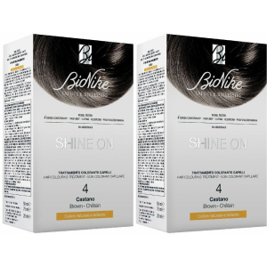 Trova Offerte di bionike shine on castano 4 set da 2 2x1 pz lozione e compra online