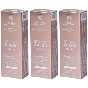 Trova Offerte di bionike skin tint siero fondotinta pelle nuda tint 703 3x30 ml e compra online