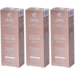 Trova Offerte di bionike skin tint siero fondotinta pelle nuda tint 704 3x30 ml e compra online