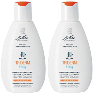 Trova Offerte di bionike triderm baby shampoo ultradelicato set da 2 2x200 ml e compra online