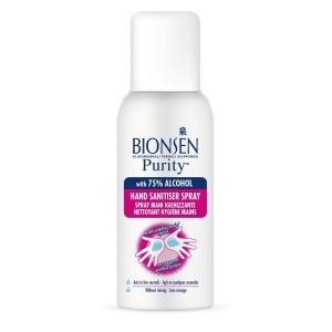 Trova Offerte di Bionsen purity spray detergente mani per igiene rapida fuori casa 100ml e compra online