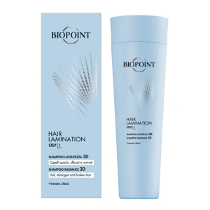 Biopoint - hair lamination step 1 - shampoo lucentezza 3d 200 ml