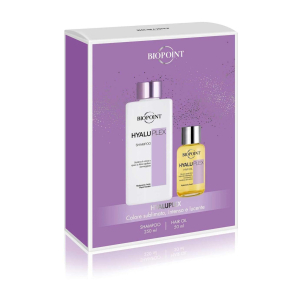 Biopoint hyaluplex confezione natalizia 2024 shampoo 250 ml + hair oil 50 ml