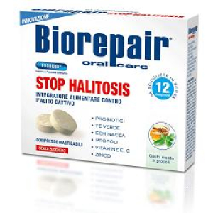 biorepair stop halitosis 12 compresse bugiardino cod: 931022065 