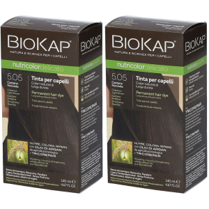 Trova Offerte di bios line biokap® nutricolor tinta delicato 5.05 castano nocciola set e compra online